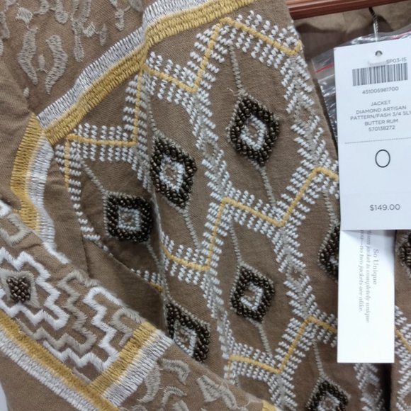 Chico's NWT ($149.00) Womens 0 (Small, US 4) - Picture 4 of 7